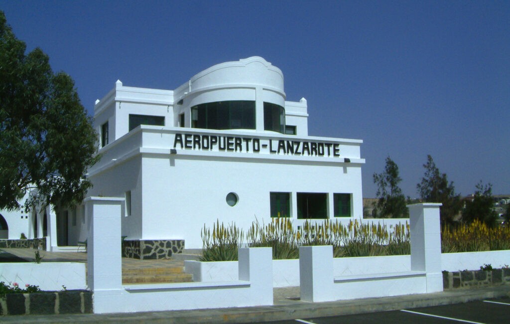 Alter Tower Flughafen Lanzarote